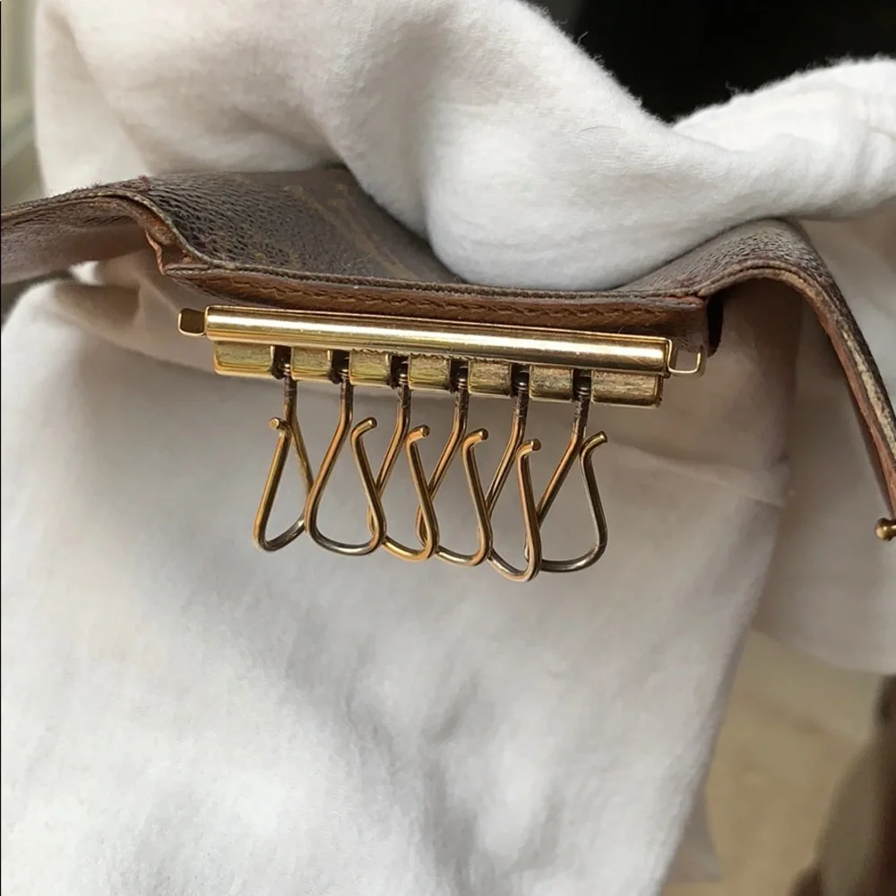 Louis Vuitton Brown Monogram Key & Card Holder